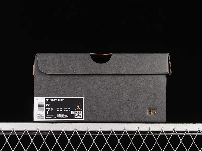 All Categories Air Jordan Jordan Series Basketball Shoes Air Jordan 1 Low Air Jordan 1 Low AJ1 Joe 1 All Black Low State Basketball Shoes 553558-093